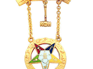 Order of the Eastern Star Past Matron Jewel New Gold