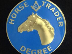 Horse Trader Degree Auto Emblem New