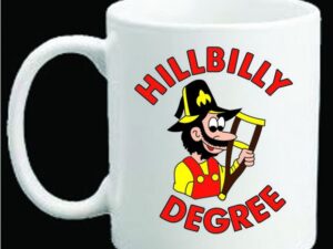 HB-AE Hillbilly Degree Car Auto Emblem