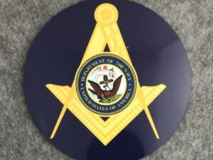 Masonic US Navy Auto Emblem New