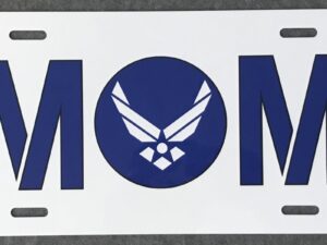 US Air Force Mom Auto plate New