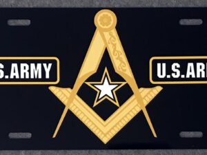 Masonic US Army Auto Emblem New