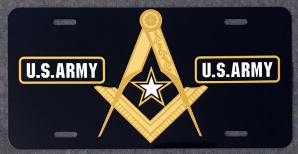 Masonic US Army Auto Emblem New