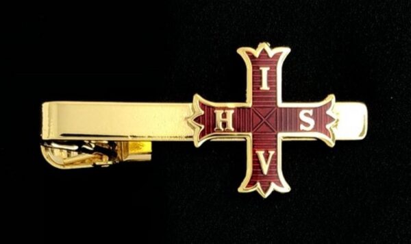 Red Cross of Constantine Tie Bar Gold New