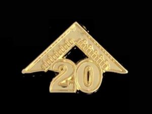 Masonic Master's Lapel Pin 2020