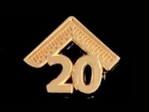 Masonic Master's Lapel Pin 2020 - Small
