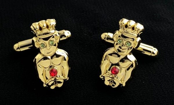 Royal Order of Jesters Cuff Links Gold New