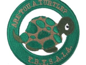 Are You A Turtle Embroidered Patch New