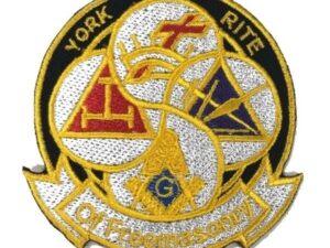 Masonic York Rite Embroidered Patch New