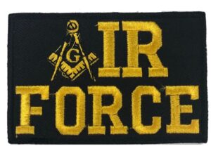 Masonic US Air Force Embroidered Patch New