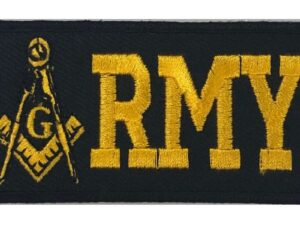Masonic US Army Embroidered Patch New