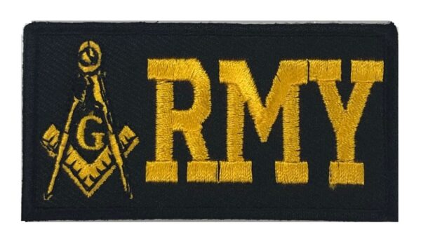Masonic US Army Embroidered Patch New