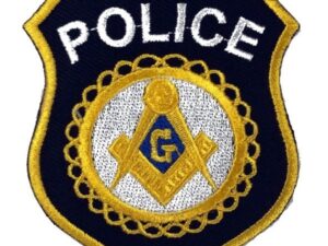 Masonic Police Embroidered Patch New