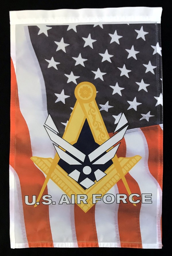 Masonic US Air Force Garden Flag