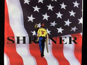 Shrine Shriner US Flag Garden Flag New