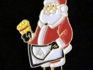 Masonic Santa Claus Lapel Pin New