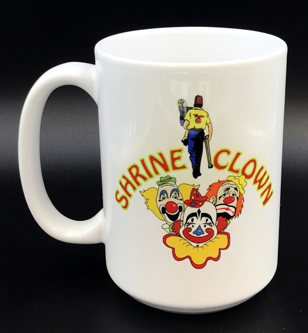 Shrine Shriner Clown Ceramic Coffee Mug New