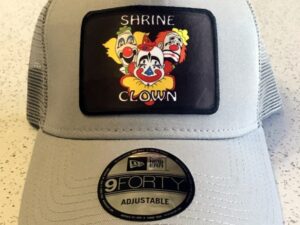Shrine Shriner Clown Cap Hat Gray New