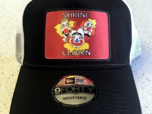 Shrine Shriner Clown Cap Hat Black New