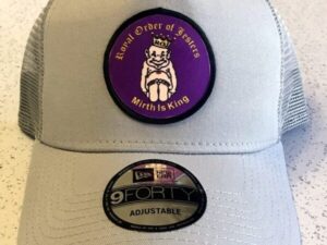 Royal Order of Jesters Cap Hat Gray New