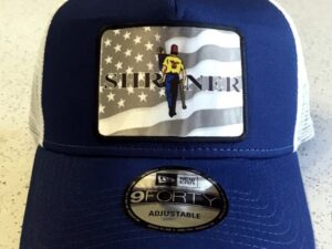 Shrine Shriner US Flag Cap Hat Blue New