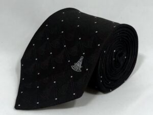 Masonic Past Master Necktie Black New