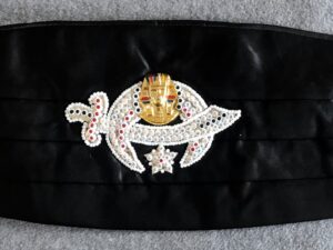 Shrine Shriner Cummerbund Black New