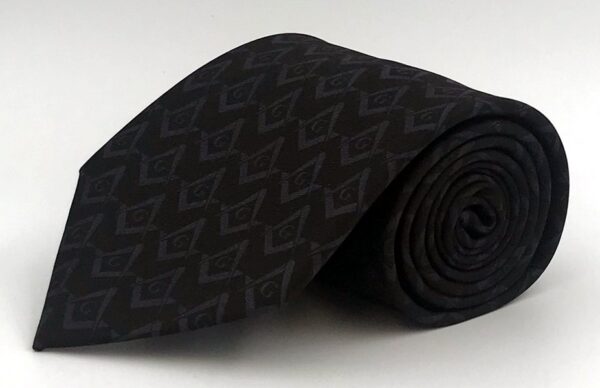 Masonic Necktie Black New For Sale