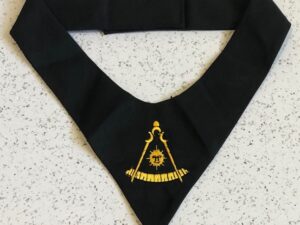 Masonic Past Master Cravat Tie New For Sale