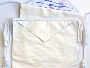 Masonic Candidate Presentation Apron New For Sale