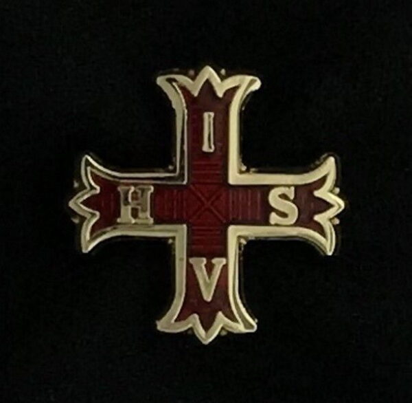 Red Cross of Constantine Lapel Pin New For Sale