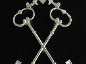 Masonic Treasurer Collar Jewel Silver New