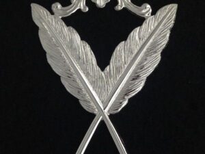 Masonic Secretary Collar Jewel Silver New