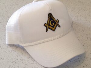 Masonic Cap Hat White New For Sale