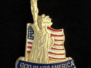 God Bless America lapel Pin New