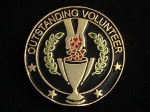 Outstanding Volunteer Lapel Pin New