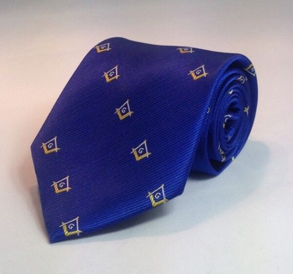 Masonic Necktie Royal Blue New For Sale