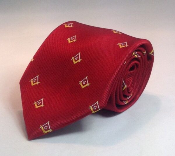 Masonic Necktie Red New For Sale
