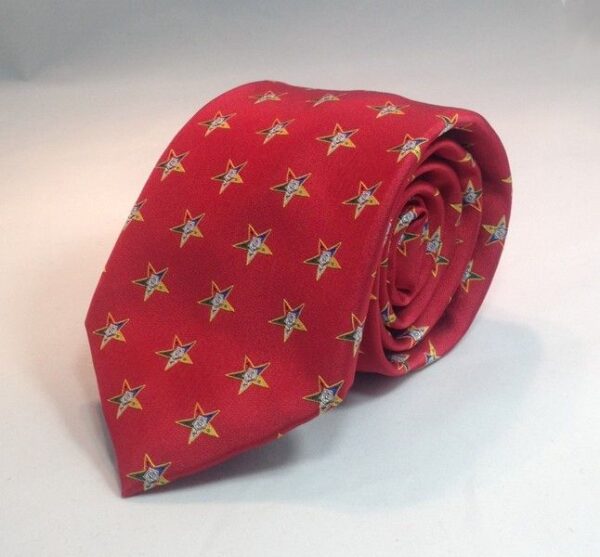 Eastern Star Necktie Red New For Sale
