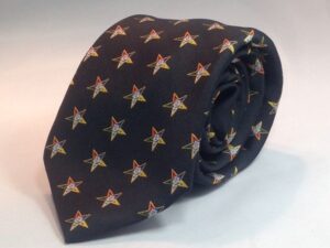 Eastern Star Necktie Black New For Sale