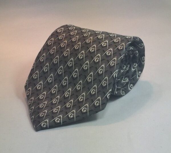 Masonic Necktie Gray New For Sale