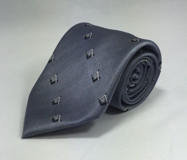 Masonic Necktie Gray New For Sale