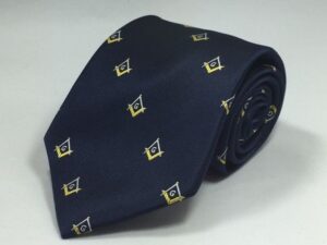 Masonic Necktie Navy Blue New For Sale