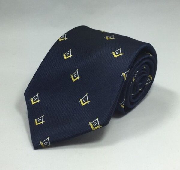 Masonic Necktie Navy Blue New For Sale