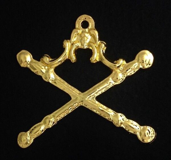 Masonic Lodge Marshal Jewel Gold New