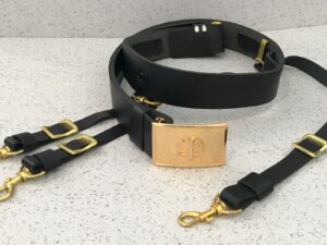 Scottish Rite Sword Belt With Buckle Gold New