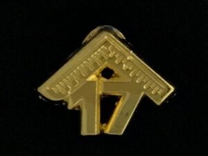 Masonic Master's Lapel Pin 2017 - Small