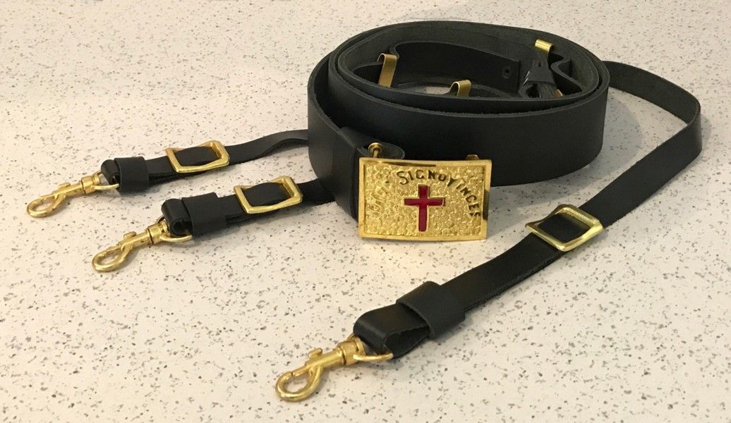 Sir Knight Sword Belt With Barrel Chains 