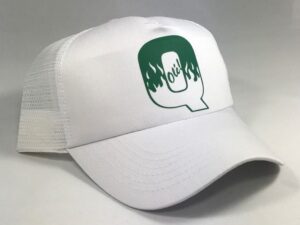 Order of Quetzalcoatl Cap in White with Printed Emblem (Green)