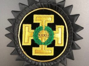 Scottish Rite 32nd Degree Chapeau Hat Rosette